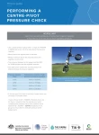 Pivot pressure check How to guide